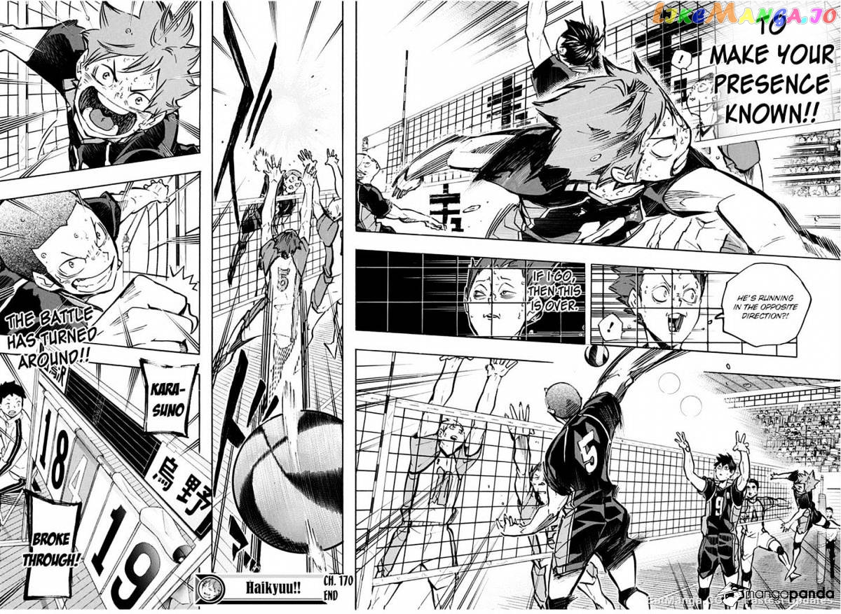 Haikyuu!!, Chapter 170 image 16
